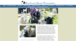 Desktop Screenshot of cashmeregoatassociation.org